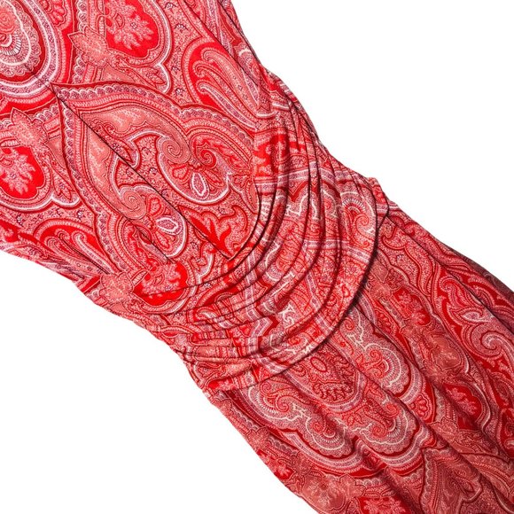 ETRO Ruched Paisley Dress Size US Small IT 40 - Picture 5 of 7